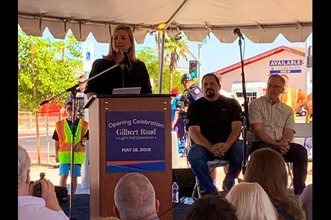 ‘This light rail extension is another economic engine for the city of Mesa’, said Mayor of Phoenix Kate Gallego.